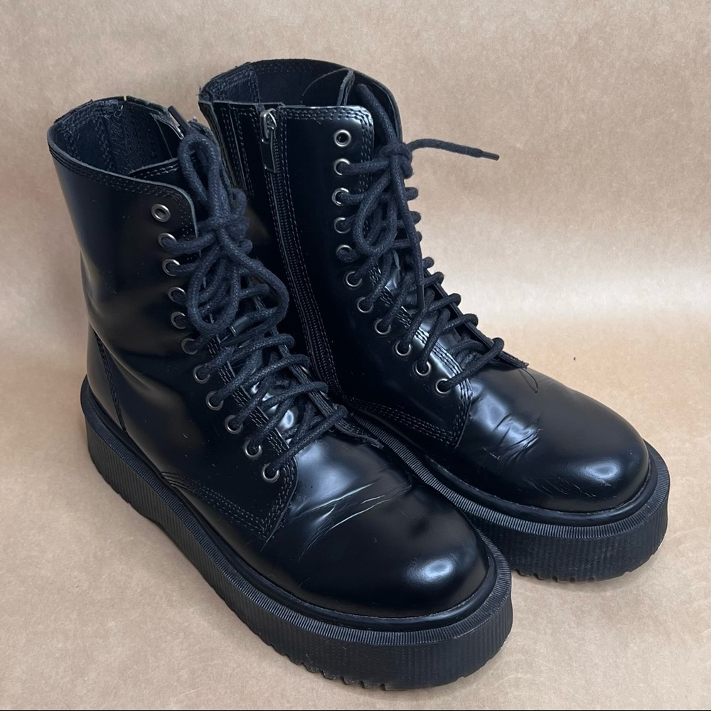Jeffrey Campbell combat boots
